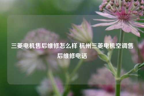 三菱电机售后维修怎么样 杭州三菱电机空调售后维修电话