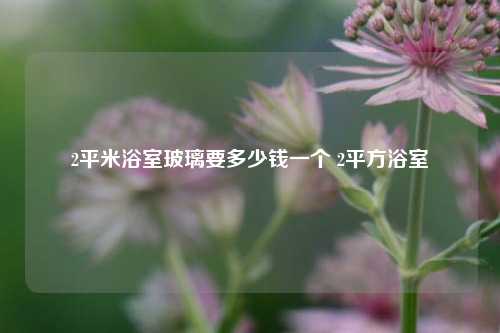 2平米浴室玻璃要多少钱一个 2平方浴室