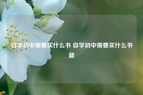 自学初中需要买什么书 自学初中需要买什么书籍